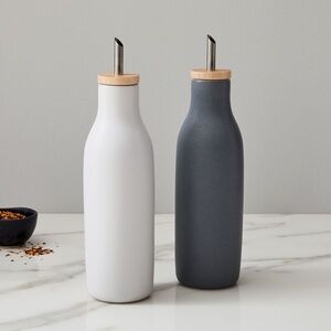 West Elm Kaloh Stoneware Oil & Vinegar Dispensers (Set of 2)